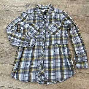 Braeve flannel peplum top from Evereve